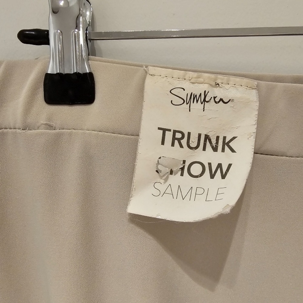 Sympli Stretch Jersey Skirt 10 Stone - Picture 5 of 10